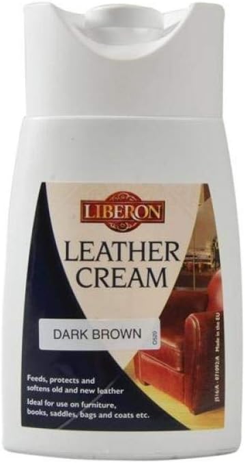Liberon LCDB150 150ml Leather Cream - Dark Brown