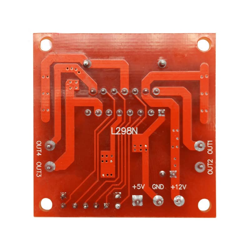 MODULO SCHEDA GUIDA L298N MAX 2A DC scheda motore passo-passo per robot auto intelligente -DE MODULO SCHEDA GUIDA L298N MAX 2A DC scheda motore passo-passo per robot auto intelligente -DE