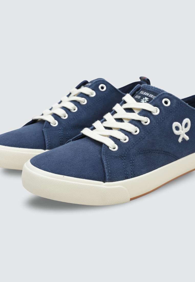 SILBON Zapatilla Clasica Lona para Hombre