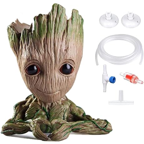 Treeman Heart Groot Aquarium Fish Tank Bubbler Decoration