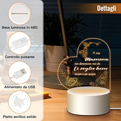 HooJtny Regalo Mamma Compleanno, Regali di Mamma