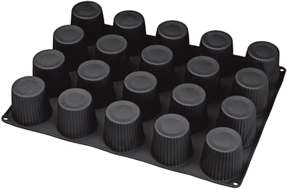 100% Silicone Bakeware 6 Bundts hf3408, 7 Centimeters Dia 4 Centimeters H
