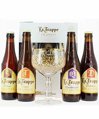 Cerveza Especial Trapense La Trappe Dubbel 4X33 Cl + Copa