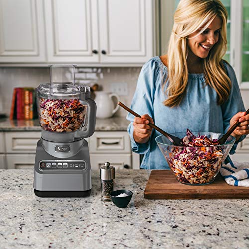 Ninja-Professional-Plus-Food-Processor-1000-Peak-Watts-with-Auto-iQ-Preset-Programs-Chop-Puree-Dough-Slice-Shred-with-a-9-Cup-Capacity-and-a-Silver-Stainless-Finish-BN601C-Canadian-Version Ninja Professional Plus Food Processor 1000 Peak Watts with Auto iQ Preset Programs Chop Puree Dough Slice Shred with a 9 Cup Capacity and a Silver Stainless Finish BN601C Canadian Version