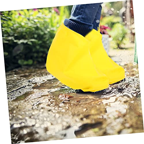 2 pares de cubrezapatos reutilizables para lluvia protector elástico para deportes de ciclismo indoor y outdoor miniatura 6