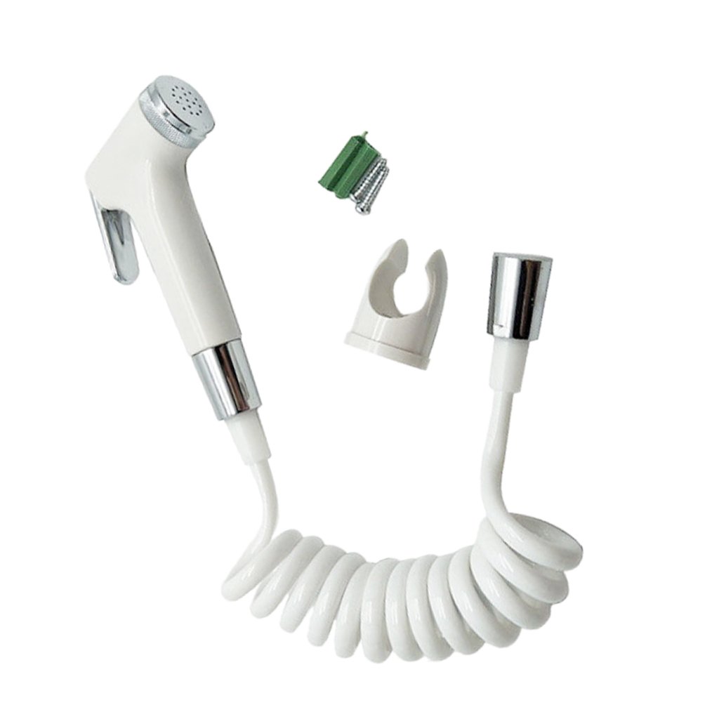 MK Enterprises Chromed ABS Handheld Bidet Sprayer Bidet Toilet Shattaf Sprayer Shower Sprayer with Hose Wall Mounted