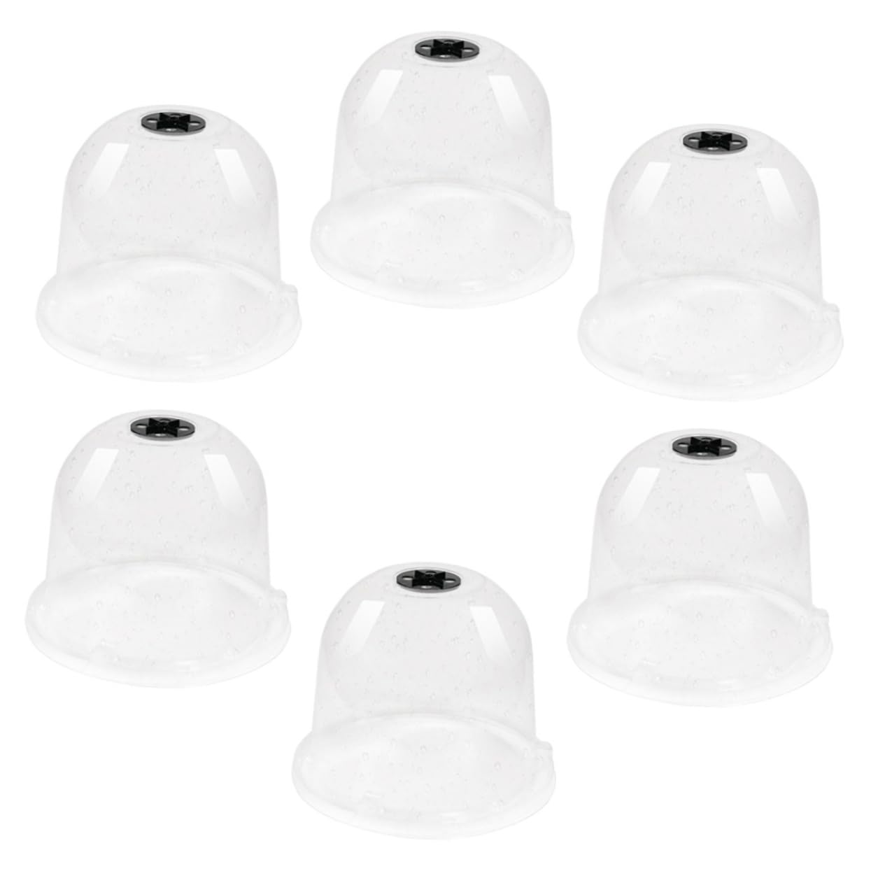 Abaodam 6pièces Cloche Plastique pour Plantes De Jardin Cloches De Protection Gel pour Plantes Extérieur
