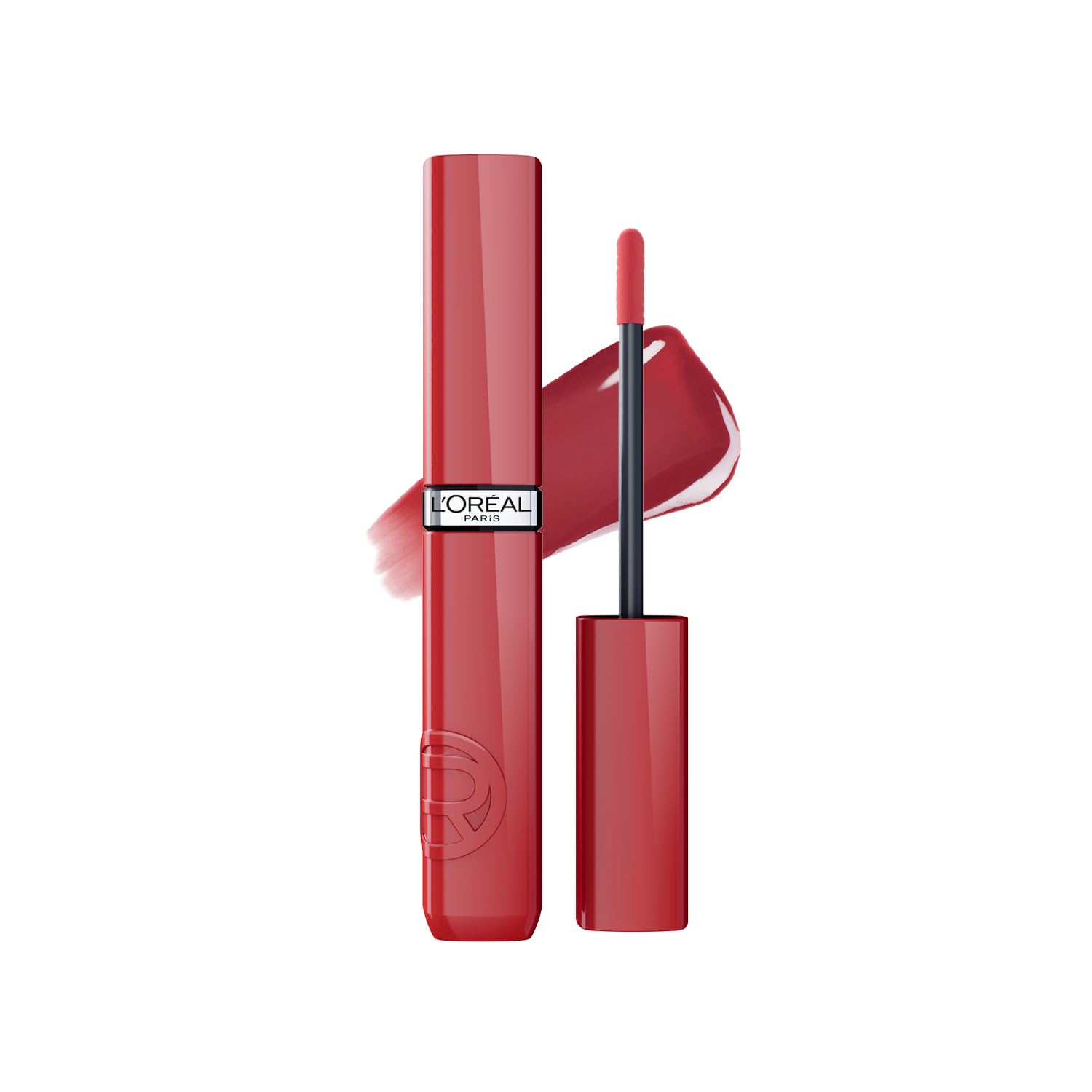 L'Oréal Paris Infallible Laque Resistance Lacquer-Like Shine Finish. 16H longwear lacquer lipstick. High-impact color, zero transfer - 635 Worth It Medium, 4ml-image-19