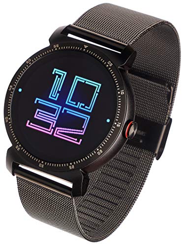 Garett GT20S stalen Smartwatch, zwart
