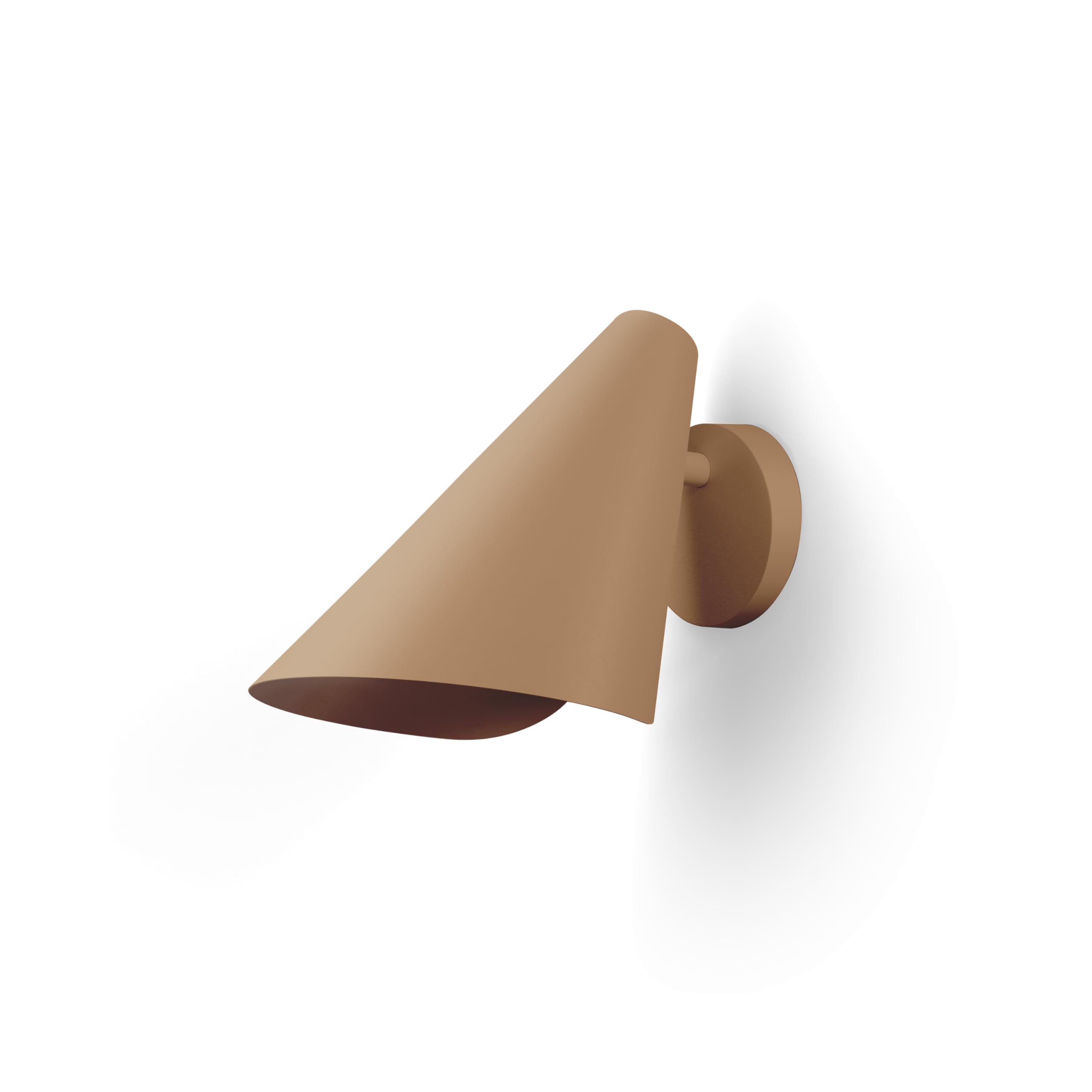 Sulion - Aplique de Pared Metal Clay Mate Arenado Orientable | Lámpara de Pared Moderna Minimalista | |Iluminación Decorativa para Salón, Dormitorio o Pasillo | Casquillo E27 (40W máx)