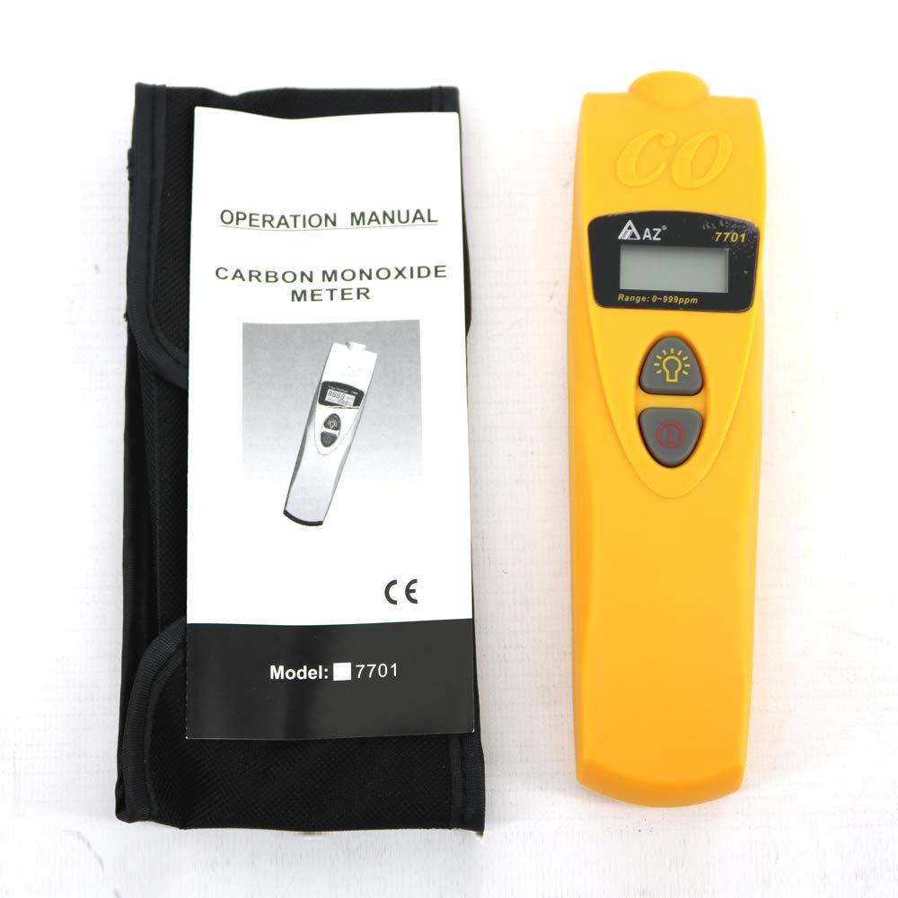 AZ7701 Rivelatore portatile di monossido di carbonio digitale tipo tascabile CO