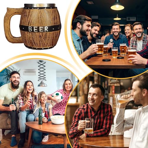Taza de cerveza indestructible de acero inoxidable contra roturas 6