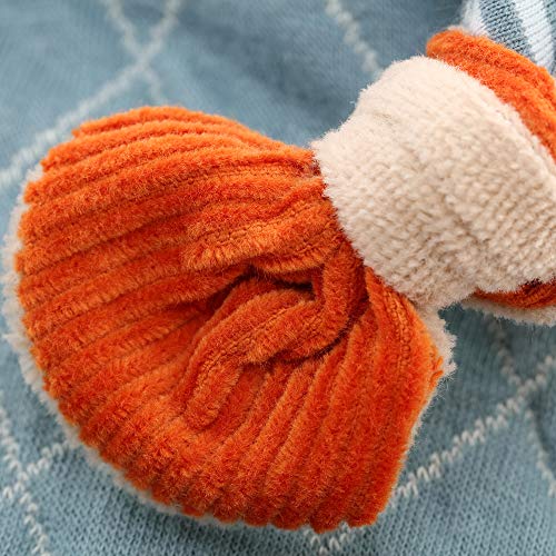 SIGIKID 42157 Schnuffeltuch Löwe Kuscheltuch Mädchen und Jungen Babyspielzeug empfohlen ab Geburt beige/blau – Bild 8