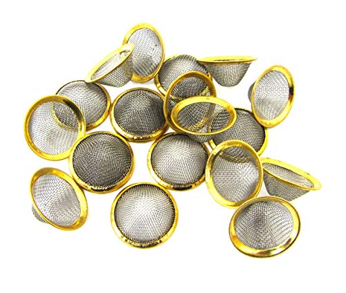 20 mm tubo pantallas gauzes cónico tubos de filtros de Metal tubo de latón cuenco acero