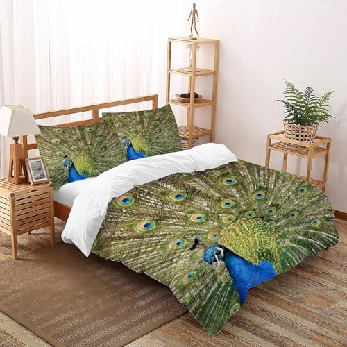 Housse de couette double 3D wild animals en microfibre haute densité
