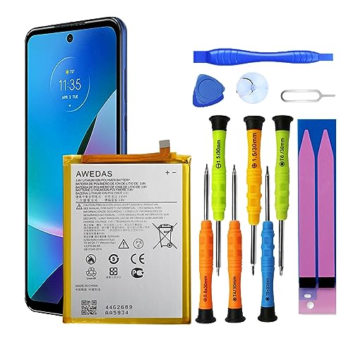 AWEDAS Replacement Battery for G Play 2023 Battery Compatible for Motorola Moto G Play 2023 XT2271-5 Battery and Tool Kits