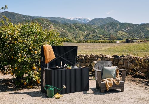 Veradek Everything Deck Box 120 Gallon | Lockable Storage Box and Organization for Patio Furniture, Outdoor Cushions, Throw Pillows, and Garden Tools - Image 5