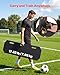 VEVOR Upgrade 3-Angles Soccer Rebounder Board, 40 x 12 in Portable Soccer Rebound Wall, HDPE Sports Kick Back Trainer, Soccer Training Equipment for Passing & Reaction Skills