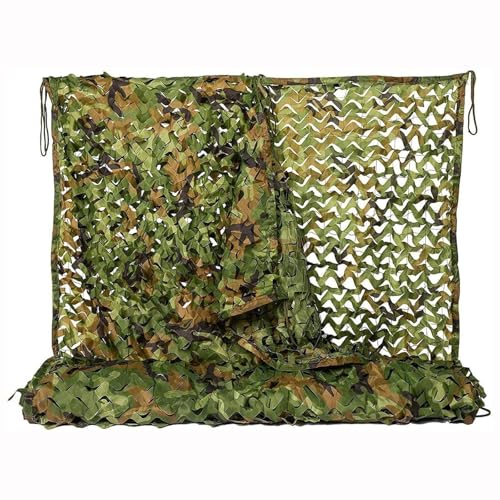Red de camuflaje para camping y sombra de terrazas en el verano