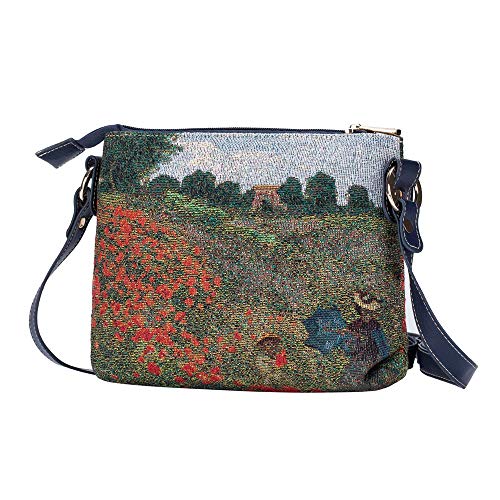 Image of Signare Tapestry Crossbody Bag Sling Shoulder Purse for Women