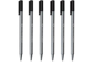 Triplus Fineliner Black - Pack of Six