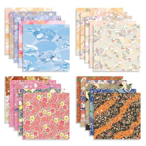 image for qianshan Origami Paper Kit 100 Sheets 6 Inch Square Double Sided Color