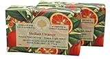 Wavertree & London Sicilian Orange (2 Bars), 7oz Moisturizing Natural Soap Bar, French -Milled and...