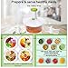 Brieftons Express Manual Food Chopper: 6.8-Cup, Hand Chopper Vegetable Cutter to Chop Veggies, Fruits, Herbs, Garlic Onion Chopper for Salsa, Salad, Pesto, Hummus, Guacamole, Coleslaw, Indian Cooking