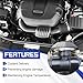 5058394AB Upper Radiator Hose for Dodge Durango Challenger Charger Journey Neon/Jeep Grand Cherokee/Chrysler PT Cruiser Replace# 5058394AA 5058394AC