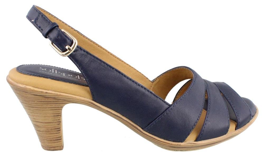 Softspots Neima Women's Sandals - Adjustable Slingback With Pillow Top Footbed & Hand-Painted Heel
