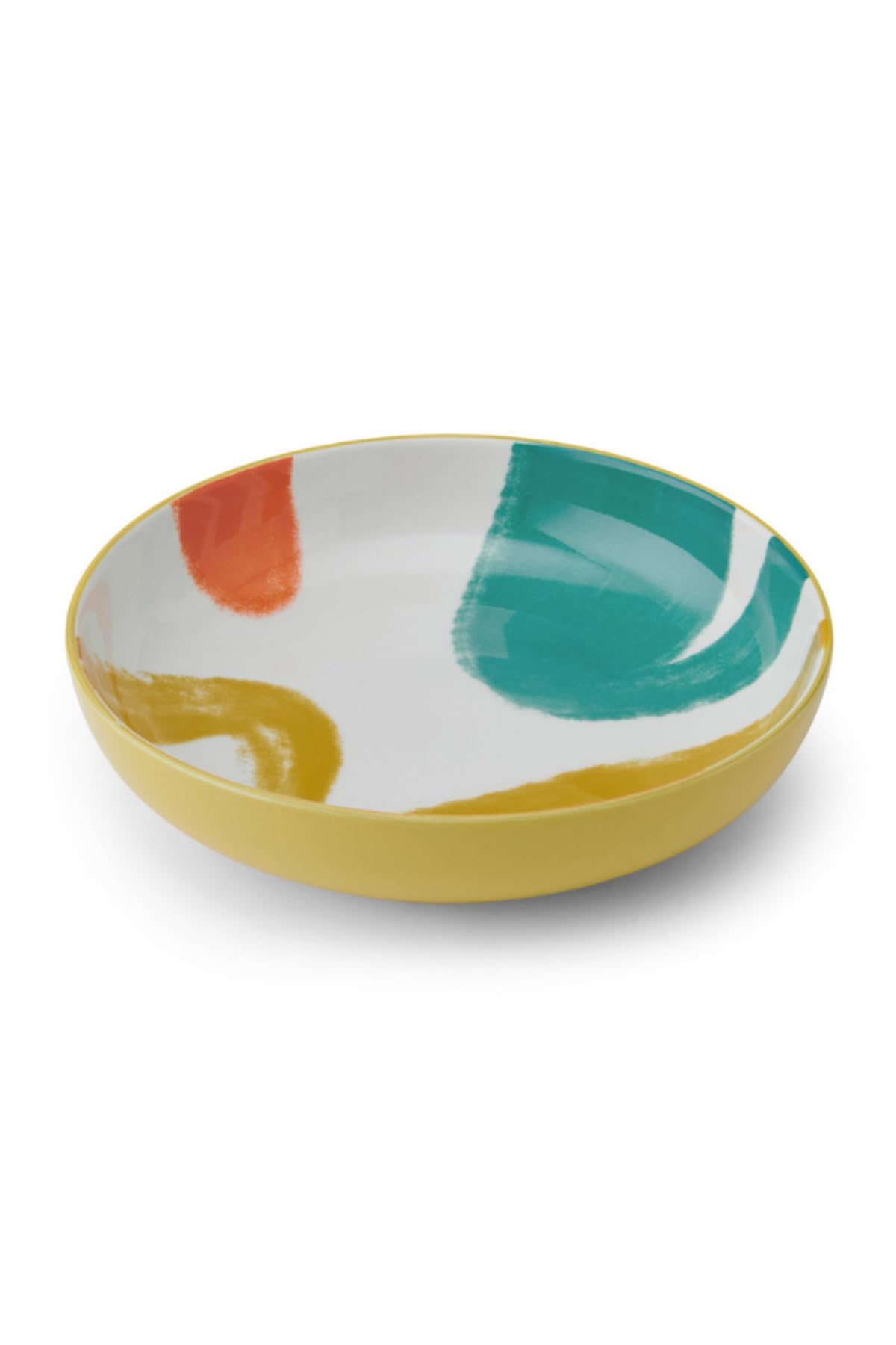 MIKASA Yellow Abstract 21cm Coupe Bowl