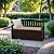 Devoko 80 Gallon Storage Bench Deck Box lockable for Patio Furniture, Garden Decor and Outdoor Seating for Cushions, Garden Tools and Pool Supplies.