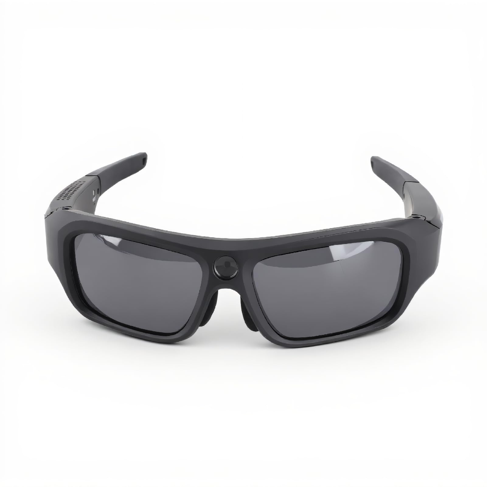 ciciglow Lunettes de Caméra HD 4K, Lunettes de Vidéo de Sport, Enregistreur Vidéo HD avec 4 Lentilles Polarisantes, avec Prise de Photos et Audio, pour Intérieur/extérieur