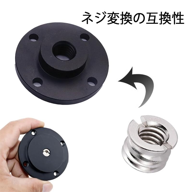 Amazon | HOODAMY インチ ベースプレートカメラ 固定プレート 1/4