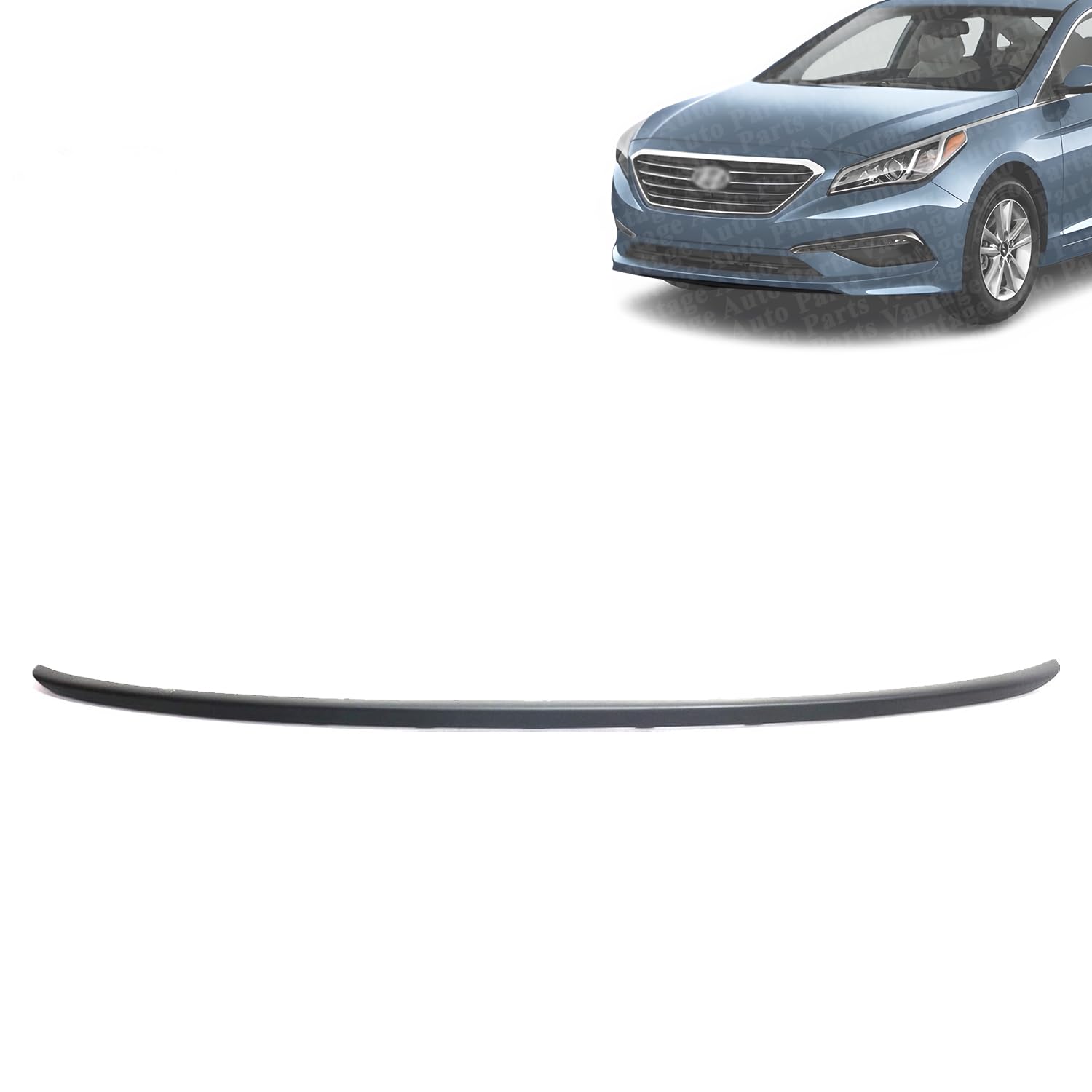 Vantage Auto Parts - Front Bumper Trim Lower Compatible with Hyundai Sonata 2015-2017 | DIRECT REPLACEMENT | Textured | 86590C1000 86590C2000 |