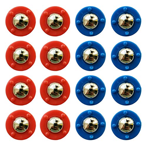 Table Top Curling Game,16 PCS Mini Shuffleboard Pucks Rollers Set Shuffleboard Equipment Set