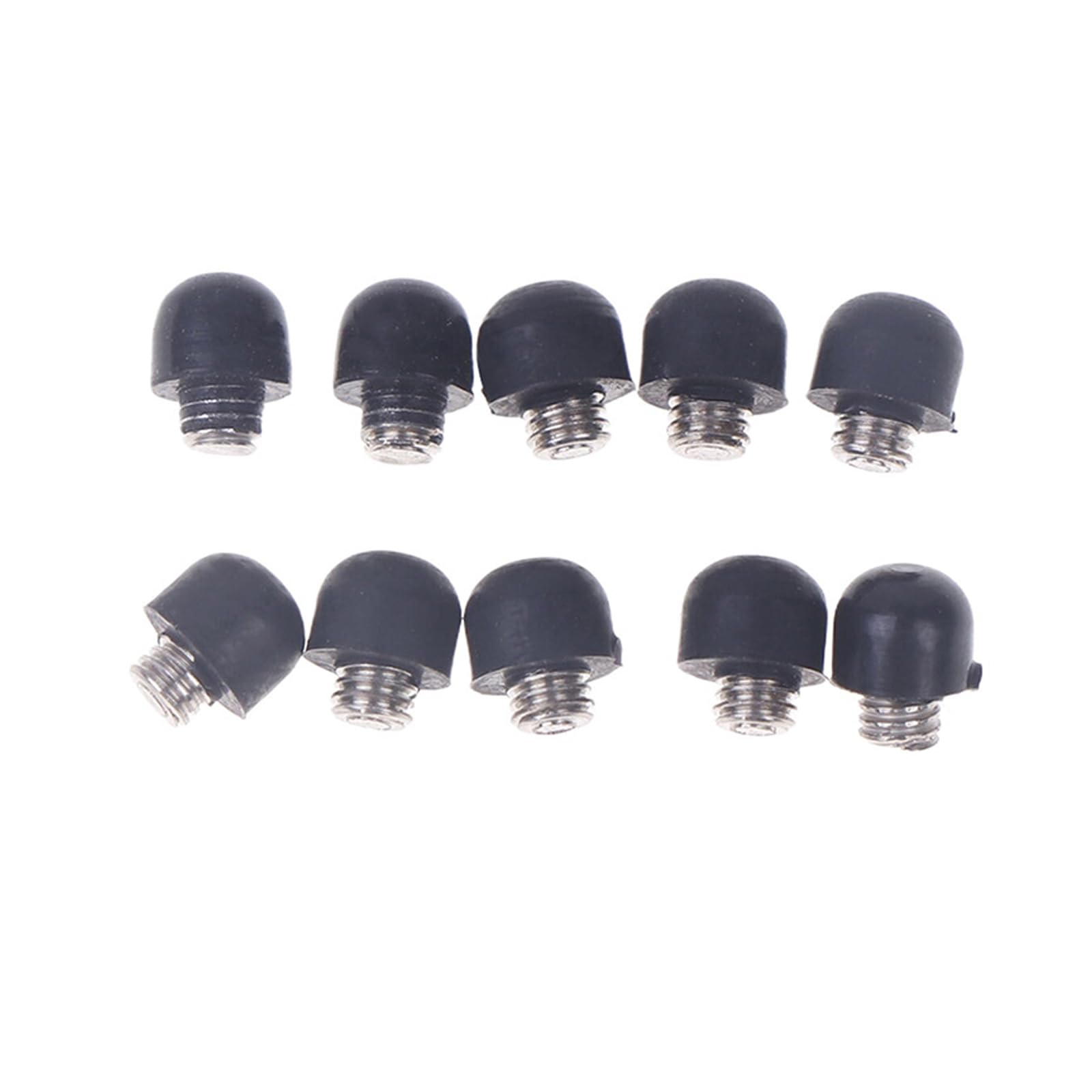 CUNZJIA 10Pcs Hair Scissors Rubber Silencers Replacement Screw Bumper Hair Cutting Noise Reducers for Professional and Home Use
