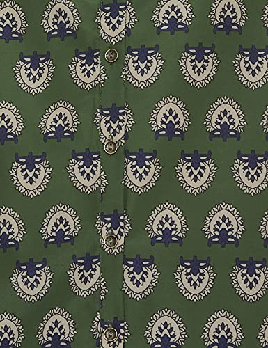 Image of Desi Belle Women's Regular Blouse (DBCTTP-6 Green XXXL)