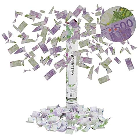 Cañón Confeti Billetes Relaxdays Cover