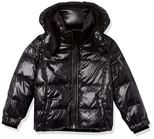 S13 Toddler Boys Downhill Down Puffer, Jet, 6 #TOP4