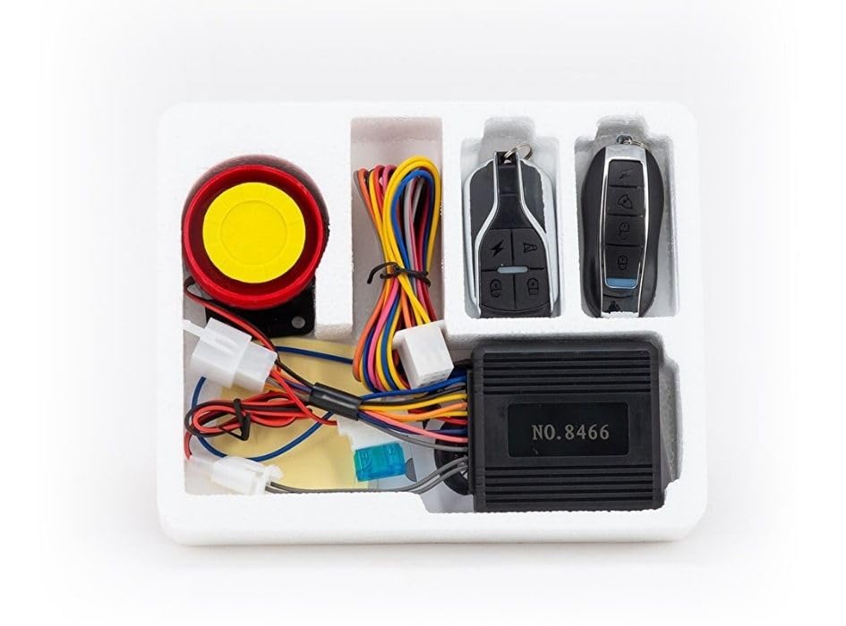 Motosiklet Alarm-Uzaktan Çalıştırma Seti Motor Alarmı 125 Desibel