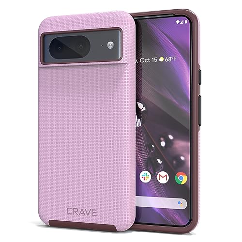 Crave Funda de doble protección para Google Pixel 8, funda de doble capa de protección a prueba de golpes para Google Pixel 8