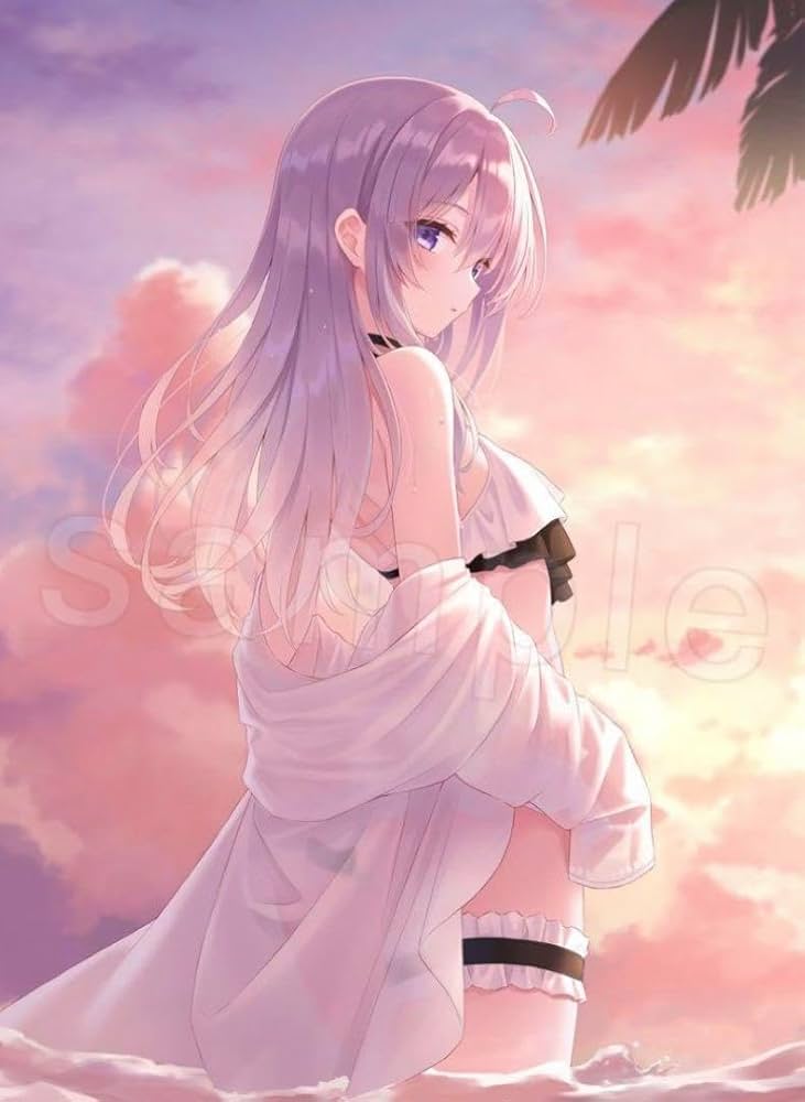 魔女の旅々 イレイナ 水着 B2タペストリー 受注生産 あずーる Amazon.co.jp: 魔女の旅々 イレイナ 水着 タペストリー 受注生産