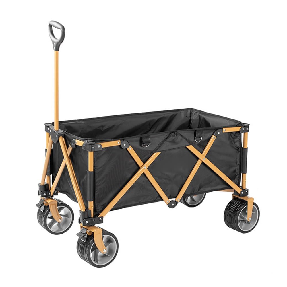 camping cart， Foldable Camping Trolley Cart for s and Beach Picnic