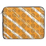 Volleyball Pattern Graffiti Laptop Sleeve 13/15 Inch Durable Briefcase Cover Shockproof Protective Case...