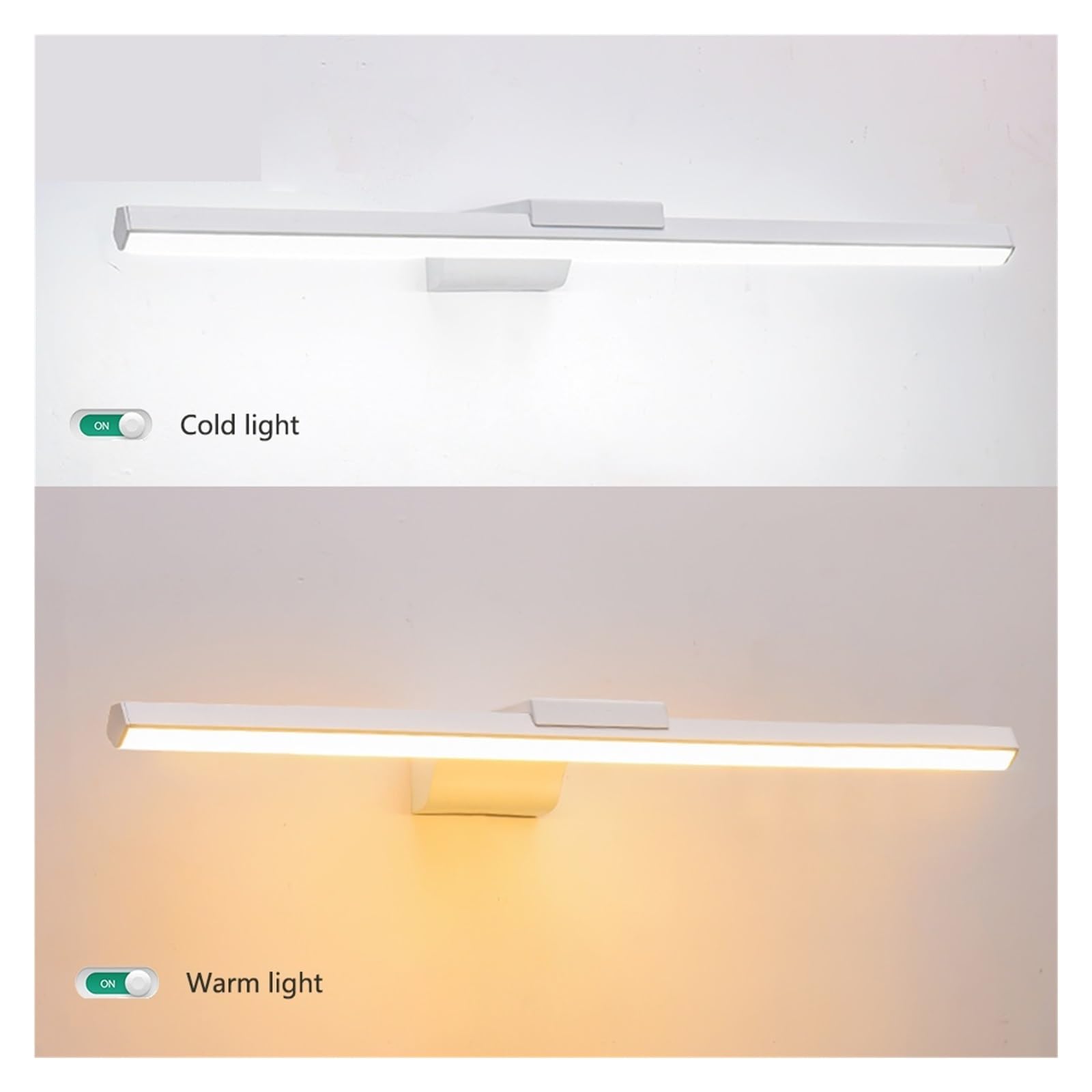 Luce Per Quadri Senza Filo, Lampada da parete a LED Morden Lampade for interni, 16W 20W AC85-265V for specchio bagno con applique Illuminazione for(2700-3500K,GRAY_16W 80CM)