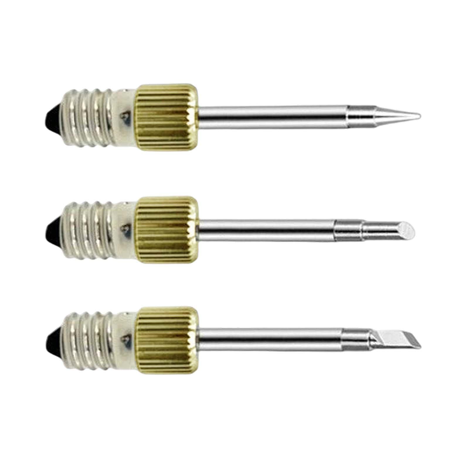 CLUB BOLLYWOOD® 3 Pieces Soldering Iron Tips E10 Interface Replaceable Tool Indoor|Home & Garden | Home D?©cor | Figurines|1 Set Soldering Iron Tip