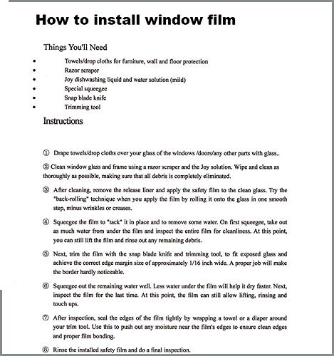 Película de Seguridad Transparente para Ventanas 2Mil miniatura 4