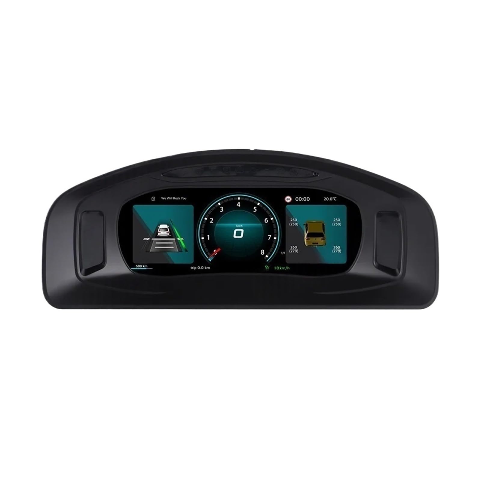 Tablero LCD para automóvil Volkswagen Multivan T5 2012-2019 panel digital y velocímetro 7