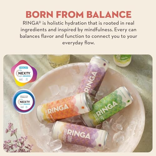 Image of Ringa Sparkling Hydration (Lemon Ginger 12Oz (Pk of 4))
